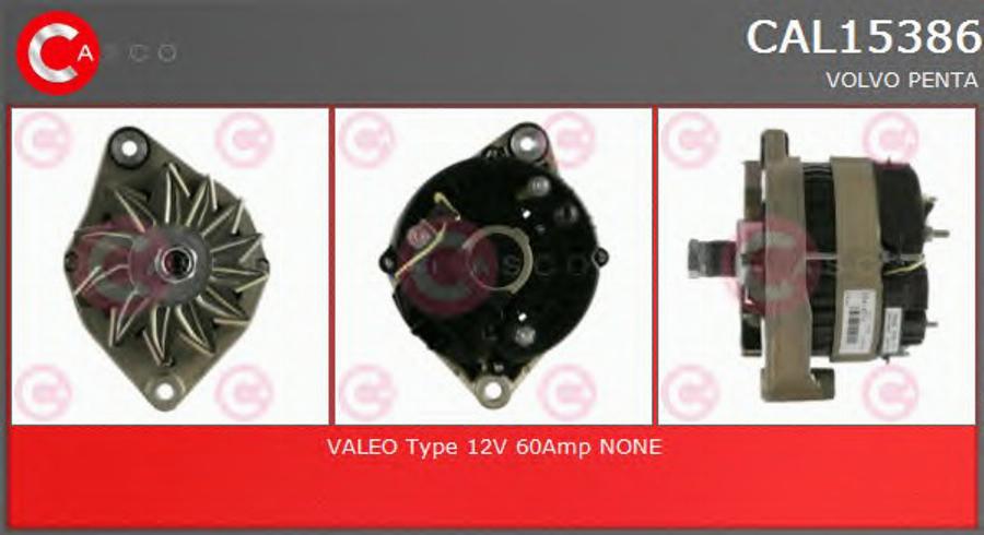 Casco CAL15386 - Alternator www.autospares.lv