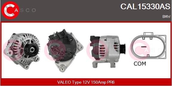 Casco CAL15330AS - Alternator www.autospares.lv