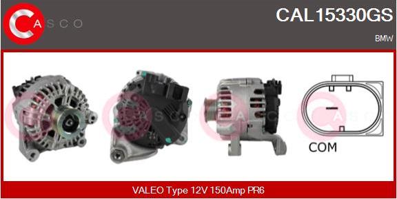 Casco CAL15330GS - Alternator www.autospares.lv