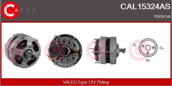 Casco CAL15324AS - Alternator www.autospares.lv