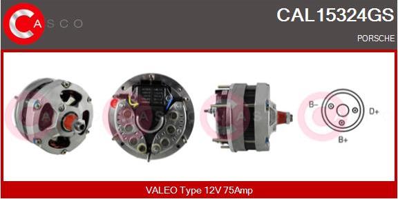 Casco CAL15324GS - Alternator www.autospares.lv