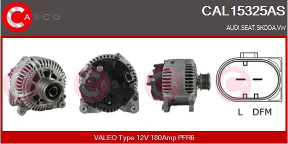 Casco CAL15325AS - Alternator www.autospares.lv