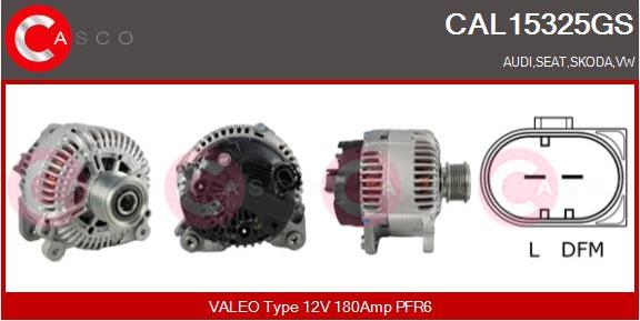 Casco CAL15325GS - Alternator www.autospares.lv