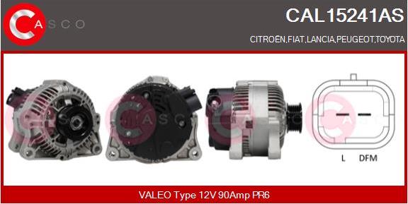 Casco CAL15241AS - Ģenerators autospares.lv