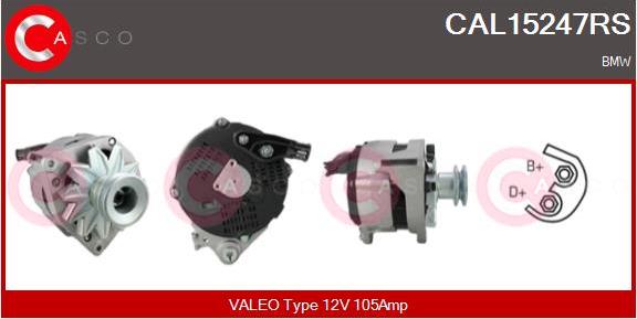 Casco CAL15247RS - Ģenerators autospares.lv