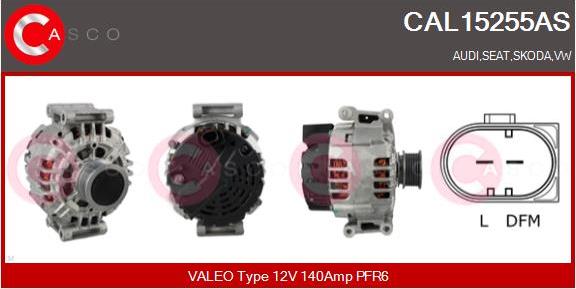 Casco CAL15255AS - Alternator www.autospares.lv