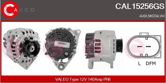 Casco CAL15256GS - Alternator www.autospares.lv