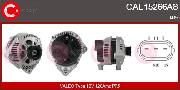 Casco CAL15266AS - Ģenerators autospares.lv