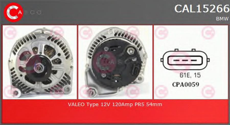 Casco CAL15266 - Ģenerators autospares.lv