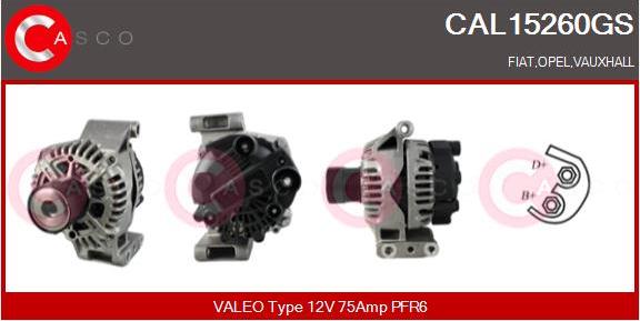 Casco CAL15260GS - Alternator www.autospares.lv