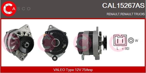 Casco CAL15267AS - Ģenerators autospares.lv