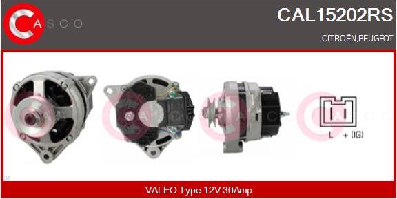 Casco CAL15202RS - Генератор www.autospares.lv