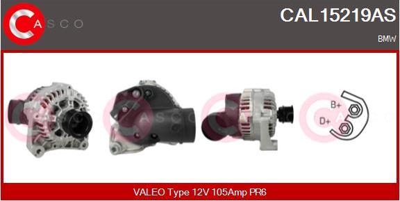 Casco CAL15219AS - Alternator www.autospares.lv