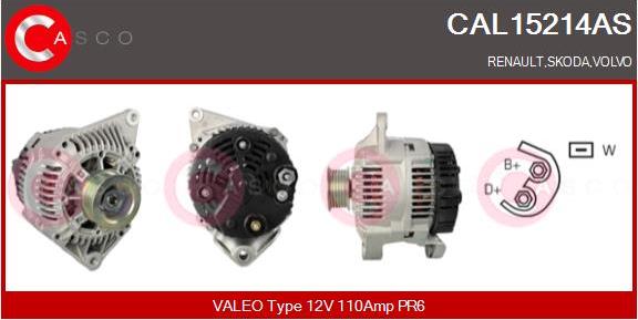 Casco CAL15214AS - Ģenerators www.autospares.lv