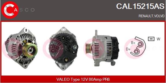 Casco CAL15215AS - Ģenerators autospares.lv