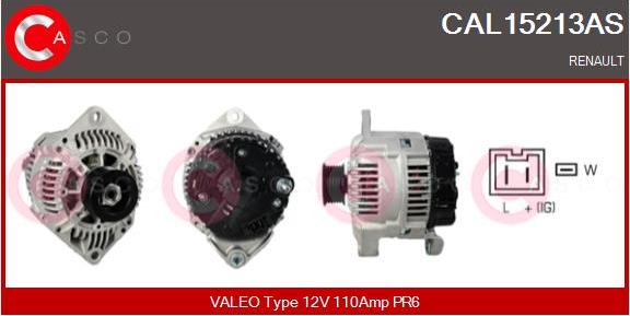 Casco CAL15213AS - Alternator www.autospares.lv