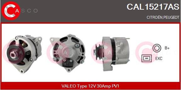 Casco CAL15217AS - Ģenerators autospares.lv