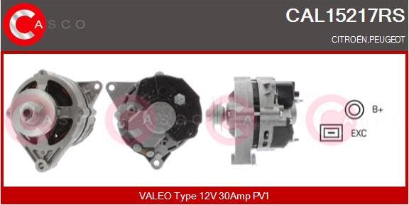 Casco CAL15217RS - Ģenerators autospares.lv