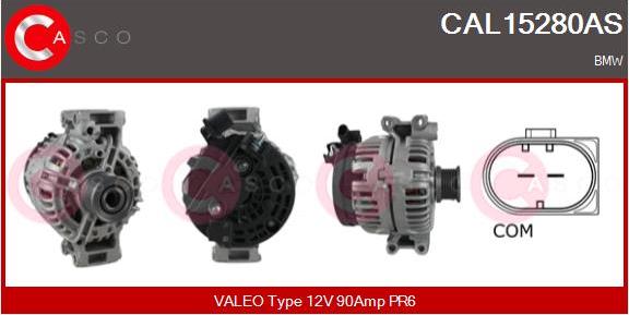 Casco CAL15280AS - Ģenerators www.autospares.lv