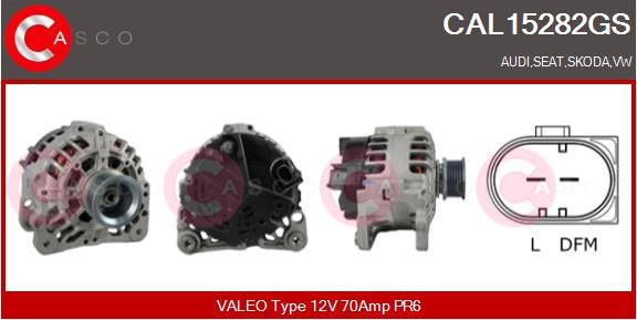 Casco CAL15282GS - Alternator www.autospares.lv