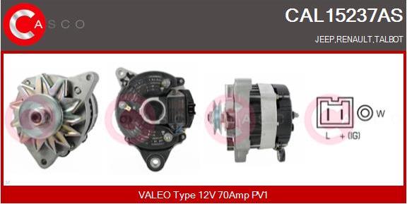 Casco CAL15237AS - Ģenerators autospares.lv