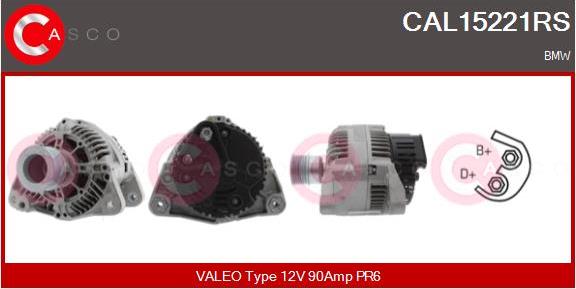 Casco CAL15221RS - Ģenerators autospares.lv