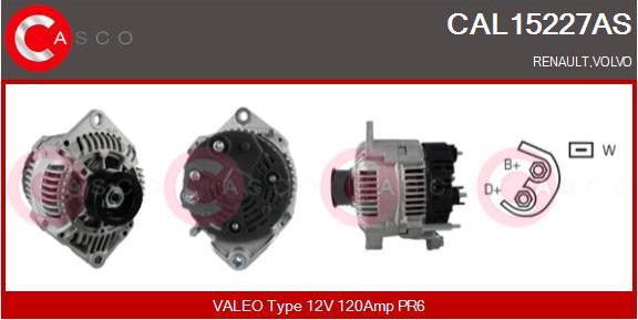 Casco CAL15227AS - Ģenerators autospares.lv