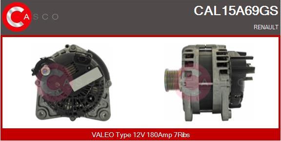 Casco CAL15A69GS - Ģenerators autospares.lv