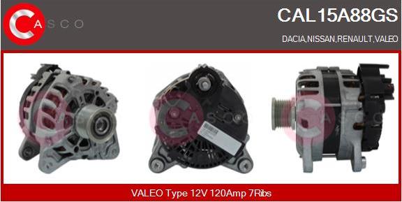 Casco CAL15A88GS - Ģenerators autospares.lv