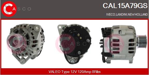 Casco CAL15A79GS - Ģenerators www.autospares.lv