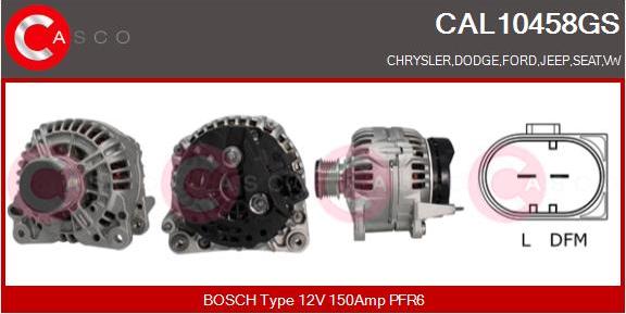 Casco CAL10458GS - Alternator www.autospares.lv