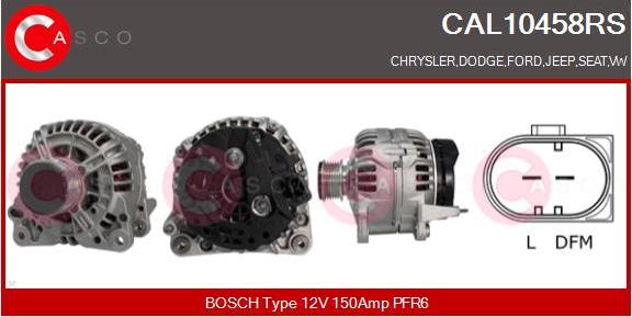 Casco CAL10458RS - Alternator www.autospares.lv