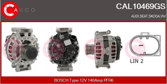 Casco CAL10469GS - Alternator www.autospares.lv