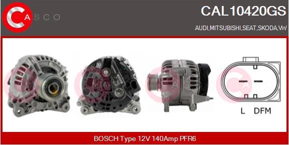 Casco CAL10420GS - Ģenerators autospares.lv