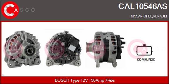 Casco CAL10546AS - Ģenerators autospares.lv