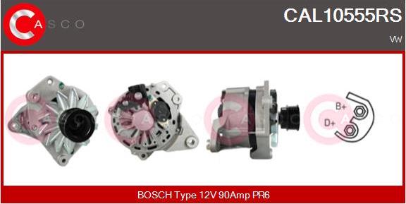 Casco CAL10555RS - Alternator www.autospares.lv