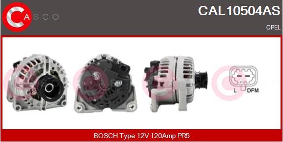 Casco CAL10504AS - Ģenerators autospares.lv