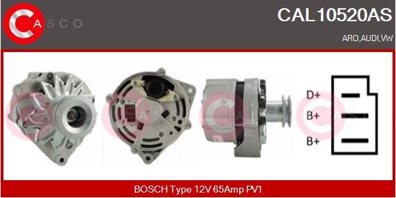 Casco CAL10520AS - Ģenerators autospares.lv