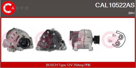 Casco CAL10522AS - Alternator www.autospares.lv