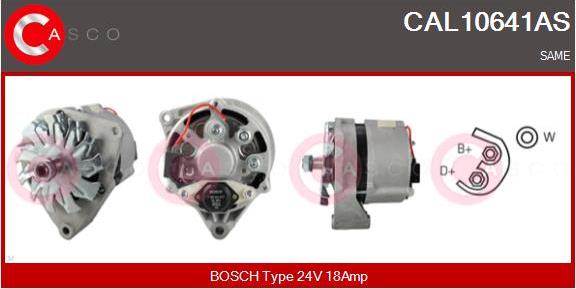 Casco CAL10641AS - Alternator www.autospares.lv