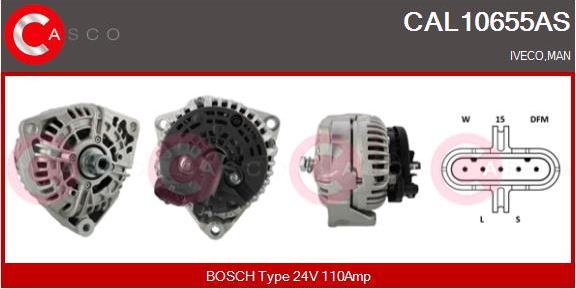 Casco CAL10655AS - Ģenerators www.autospares.lv