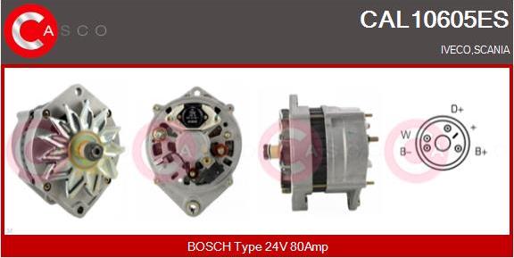 Casco CAL10605ES - Alternator www.autospares.lv