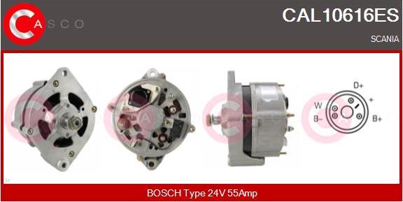 Casco CAL10616ES - Alternator www.autospares.lv