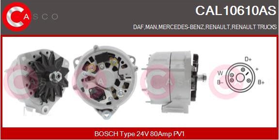 Casco CAL10610AS - Ģenerators autospares.lv