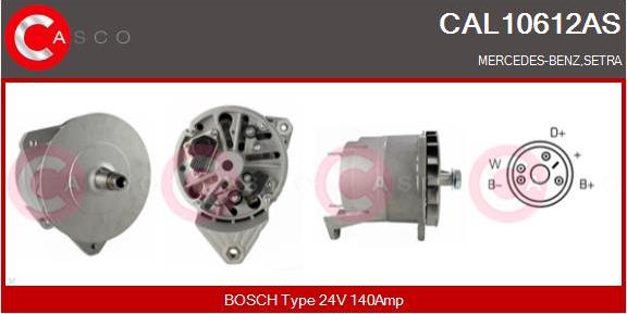 Casco CAL10612AS - Alternator www.autospares.lv