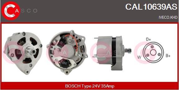 Casco CAL10639AS - Alternator www.autospares.lv