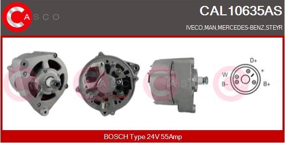 Casco CAL10635AS - Alternator www.autospares.lv