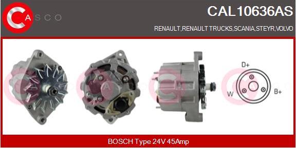 Casco CAL10636AS - Ģenerators autospares.lv