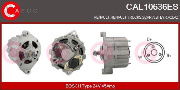 Casco CAL10636ES - Ģenerators autospares.lv