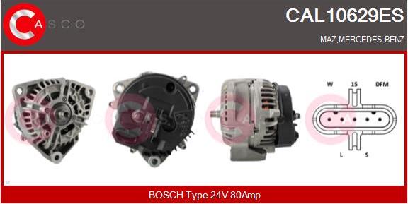 Casco CAL10629ES - Ģenerators www.autospares.lv